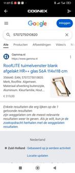 Rooflite tuimelvenster. (2 stuks), Doe-het-zelf en Verbouw, Glas en Ramen, Ophalen, Nieuw