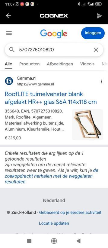 Rooflite tuimelvenster. (2 stuks) beschikbaar voor biedingen