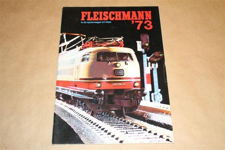 Catalogus Fleischmann HO - 1973, Hobby en Vrije tijd, Modeltreinen | H0, Zo goed als nieuw, Boek, Tijdschrift of Catalogus, Gelijkstroom