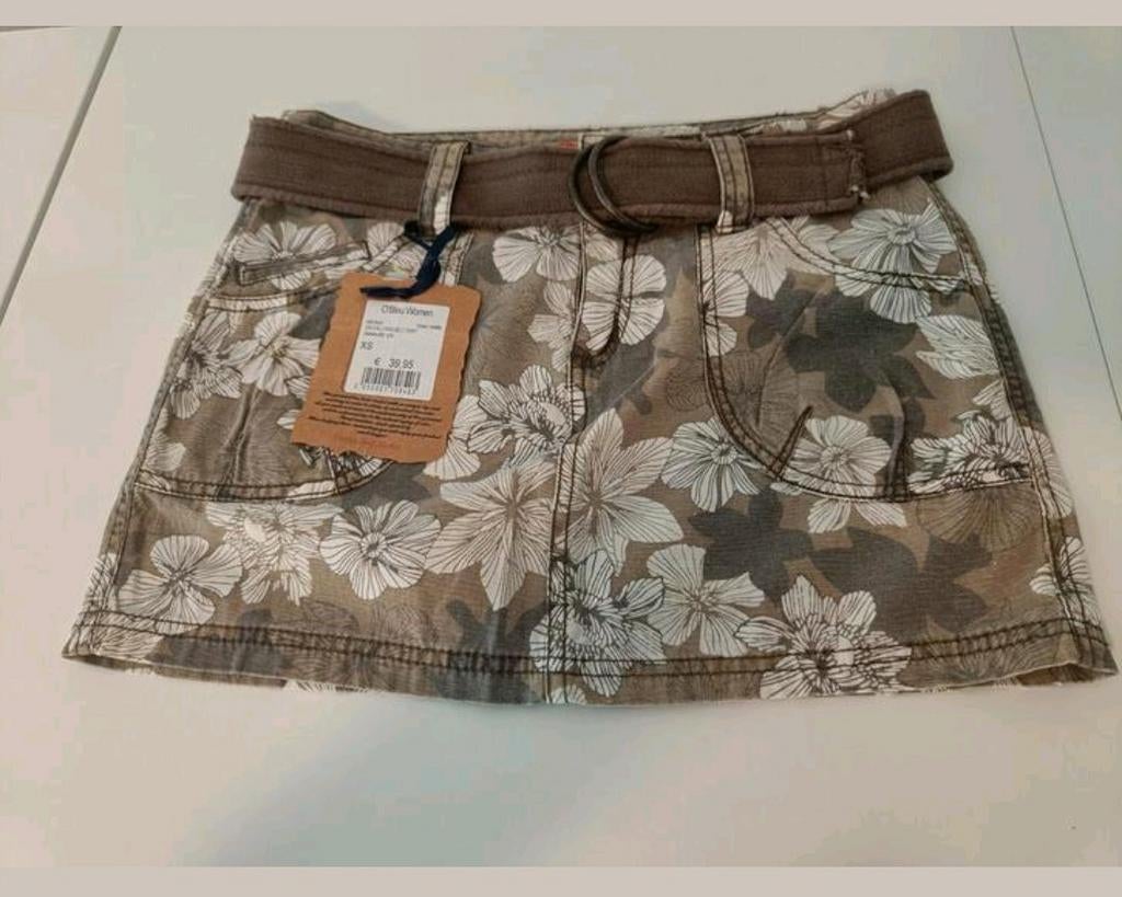 Nieuw O'Bleu rokje met riem, Kleding | Dames, Beige, Nieuw, Ophalen of Verzenden, Boven de knie