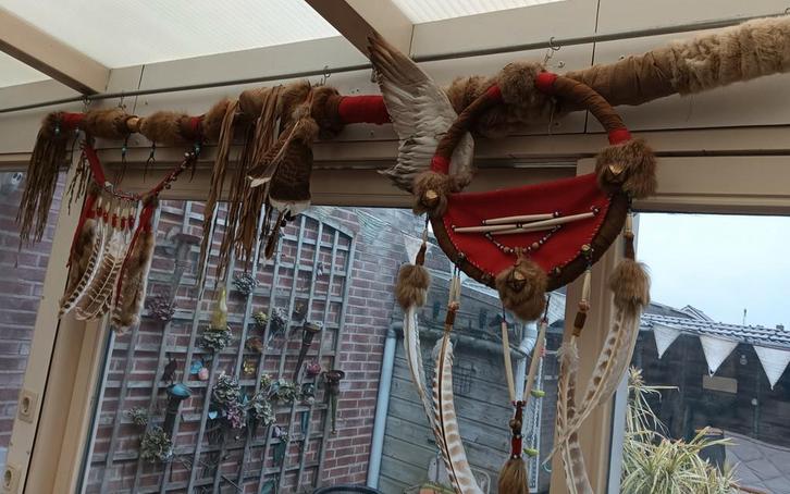 Indiaanse Muurdecoratie, Antiek en Kunst, Antiek | Overige Antiek, Ophalen