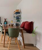 IKEA bank met opbergruimte en kussens, Ophalen, Gebruikt, Kunststof, Met plank(en)