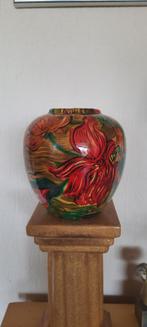 Vintage, decoratieve vaas decor bloemen., Ophalen of Verzenden
