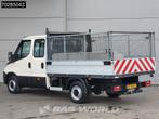 Iveco Daily 35S11 Open Laadbak met Kist Dubbel Cabine 3,5t T, Stof, Gebruikt, Iveco, 7 stoelen