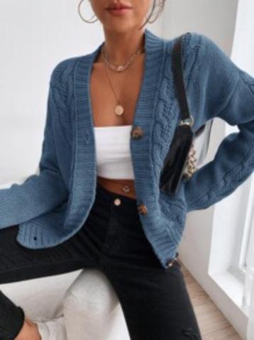 Vest, blauw, maat 36 beschikbaar voor biedingen