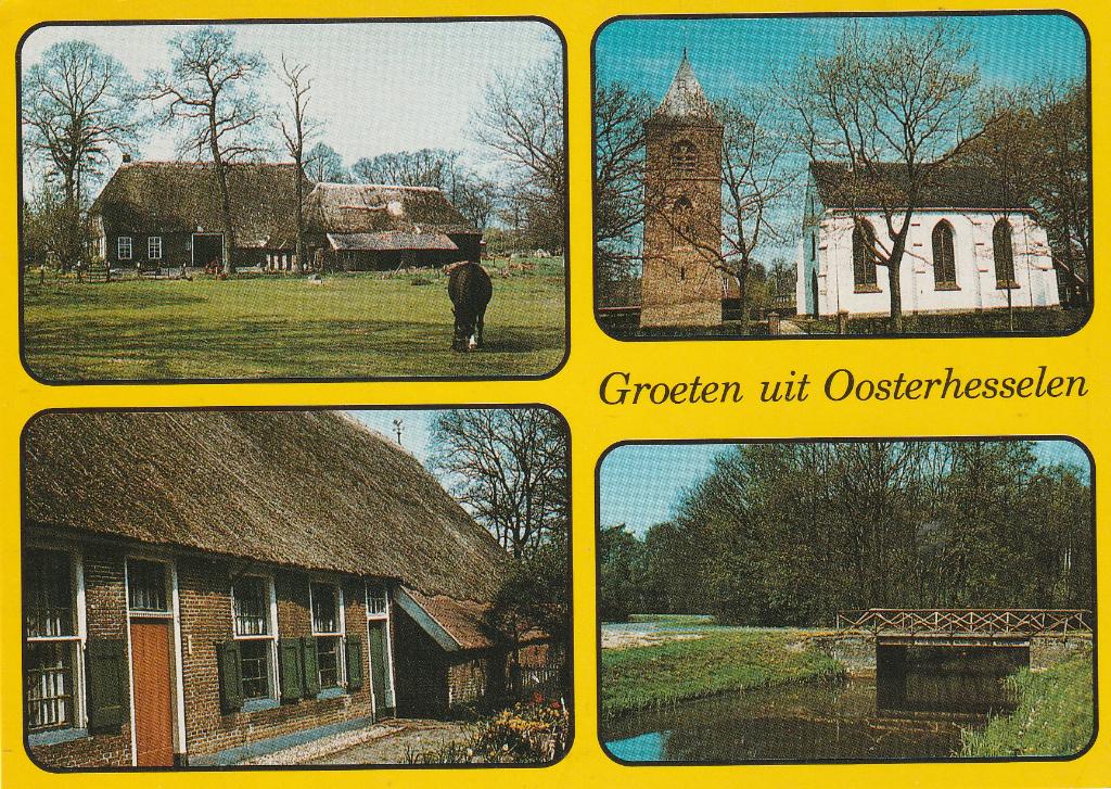 Groeten uit Oosterhesselen 1987, Verzenden, 1980 tot heden, Gelopen, Drenthe
