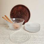 Iittala Solaris Schaal en 10 borden  - Vintage Fins design, Ophalen of Verzenden