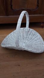 WITTE RETRO LECTUURMAND JAREN 70, Ophalen of Verzenden, Huis en Inrichting