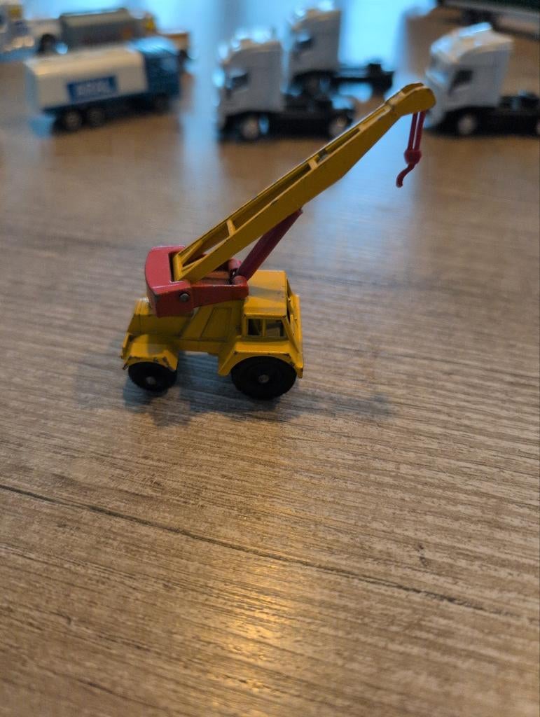 Matchbox Jumbo Crane Nr. 11, Overige merken, Gebruikt, 1:50 of kleiner, Ophalen of Verzenden