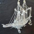 Glaskunst: Pauw, Ooievaar, Zeilschip en meer, Ophalen of Verzenden