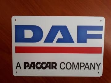 Daf Paccar 20x30 cm Reclamebord  beschikbaar voor biedingen
