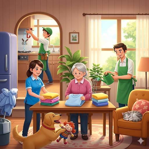 Woonhulp /Thuiszorg, Diensten en Vakmensen, Huishoudelijke hulp