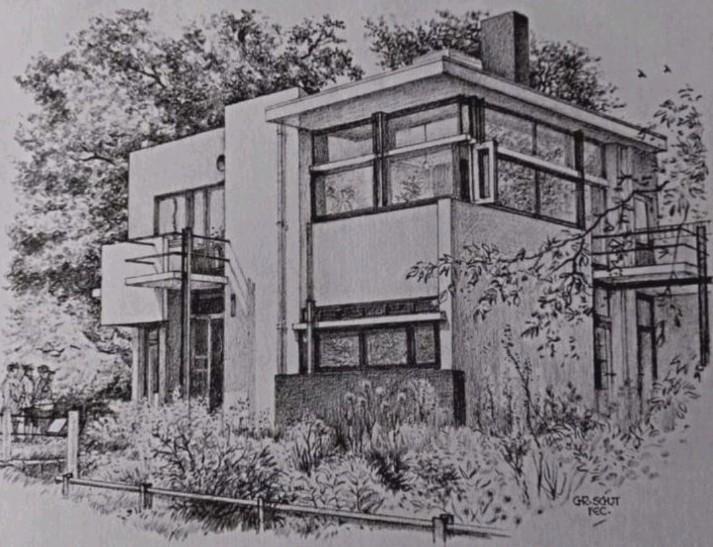 Utrecht... Rietveld Schröderhuis ..., Antiek en Kunst, Kunst | Tekeningen en Foto's, Ophalen of Verzenden