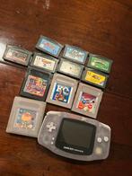 Gameboy Advance met verschillende spellen, Spelcomputers en Games, Ophalen, Zo goed als nieuw, Game Boy Advance