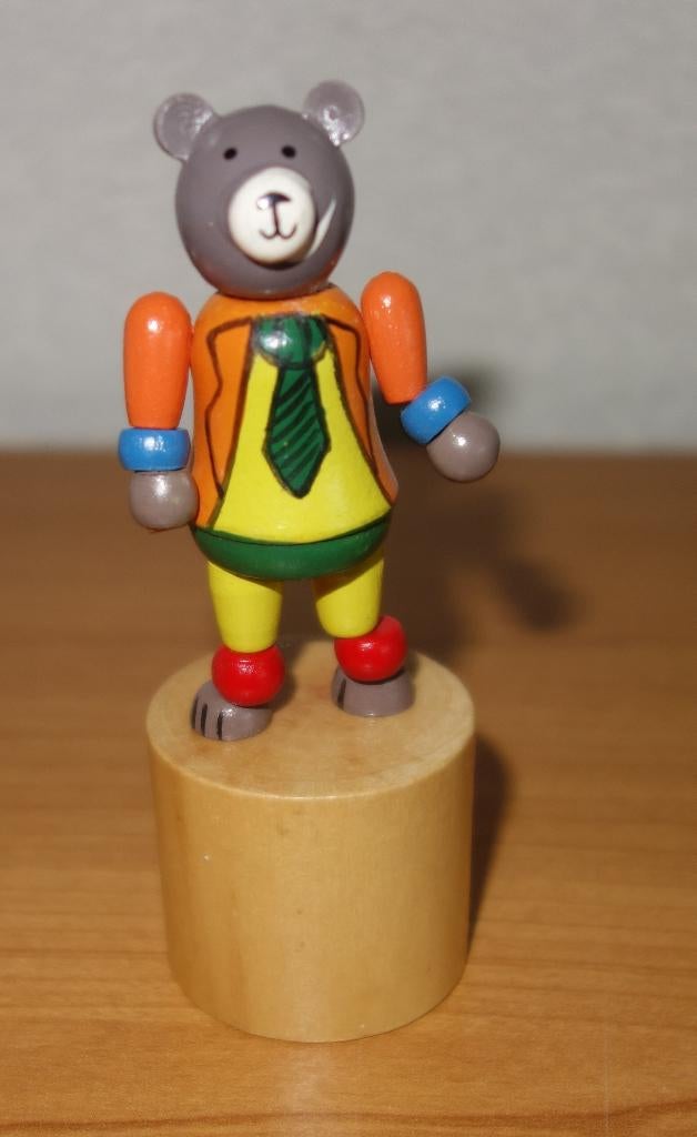 Vintage Beweegbaar beertje, Verzamelen, Ophalen of Verzenden, Zo goed als nieuw, Overige typen, Overige merken
