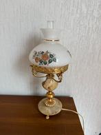 Marmeren Tafellamp met Rozenmotief, Antiek en Kunst, Antiek | Lampen, Ophalen