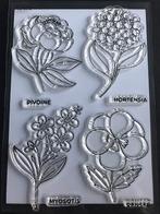 Stempel set bloemen B Penny Black abloom clear stamps, Nieuw, Clearstamp, Ophalen of Verzenden