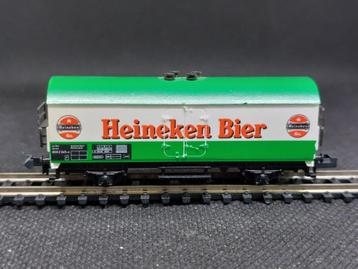 Minitrix 3223 - koel-/bierwagen 'Heineken Bier' (14428) beschikbaar voor biedingen