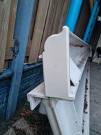 Kunstof polytech dakgoten met witte klossen, Doe-het-zelf en Verbouw, Ophalen of Verzenden