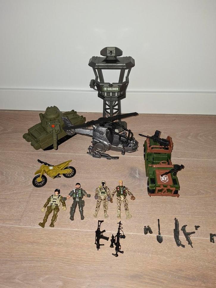 Leger Speelgoed Set - Complete Combat Force, Kinderen en Baby's, Speelgoed | Actiefiguren, Zo goed als nieuw, Ophalen
