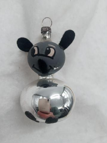 Leuke oude glazen kerstbal - beestje beschikbaar voor biedingen