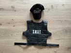 SWAT hesje en cap (5-8 jaar), Kinderen en Baby's, Carnavalskleding en Verkleedspullen, Ophalen of Verzenden, Zo goed als nieuw