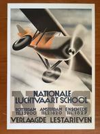 Grote poster vintage  nationale luchtvaartschool, Ophalen of Verzenden, Zo goed als nieuw