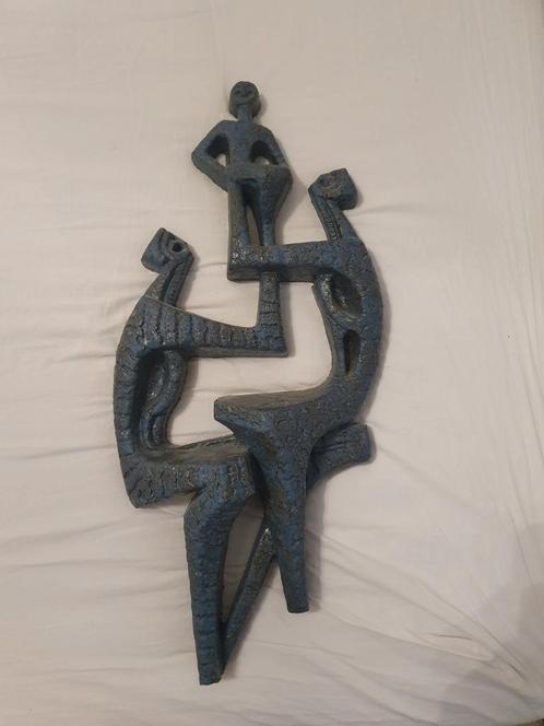 Joop Puntman aardewerk beeld De Toekomst, Antiek en Kunst, Antiek | Keramiek en Aardewerk, Ophalen of Verzenden