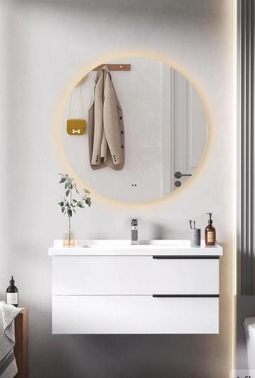 Nieuw Badkamer spiegel rond 80cm beschikbaar voor biedingen
