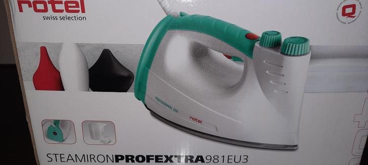 Professionele stoom strijker Rotel Slechts 1 X gebruikt, Witgoed en Apparatuur, Strijkijzers en Strijkplanken, Zo goed als nieuw