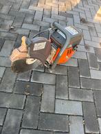 Beton zaag/banden zaag te huur met diamant schijf, Ophalen, Gebruikt