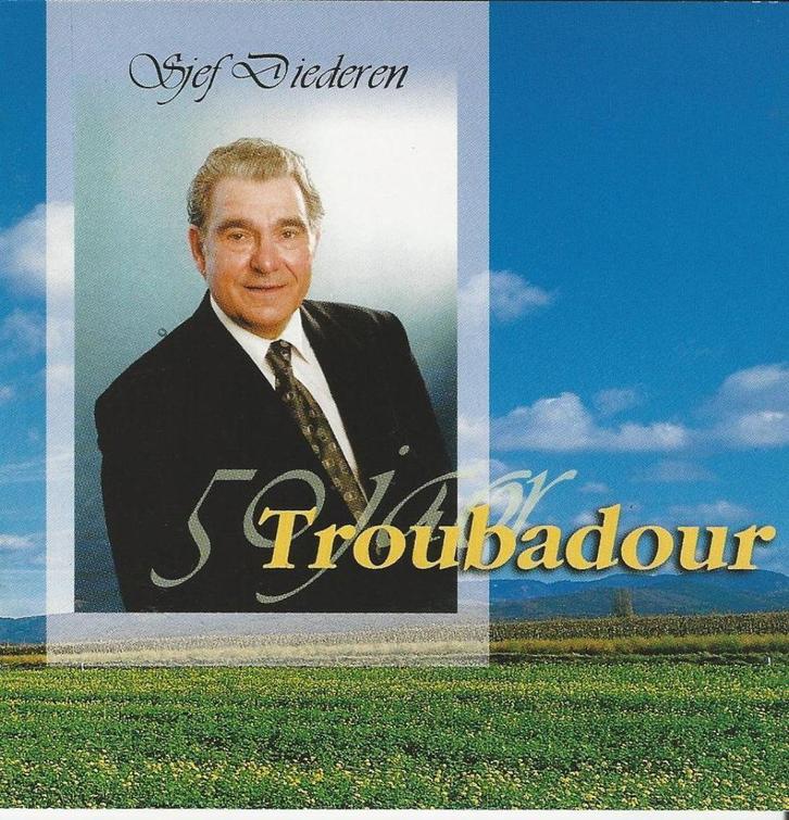 Limburg : Sjef Diederen ‎– 50 jaar Troubadour= 6,99, Cd's en Dvd's, Cd's | Nederlandstalig, Zo goed als nieuw, Streekmuziek, Ophalen of Verzenden