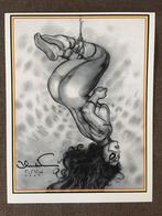 Comic Artprint  Spiderwoman Tom Fleming sexy orig. signed, Antiek en Kunst, Verzenden