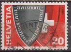 Zwitserland 1957 Burgerbescherming, Postzegels en Munten, Verzenden, Gestempeld