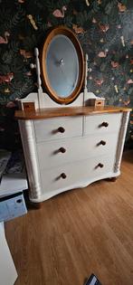 Zware eikenhouten commode, Huis en Inrichting, Kasten | Ladekasten, Ophalen, Zo goed als nieuw, 25 tot 50 cm, Minder dan 100 cm