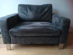 Loveseat en fauteuil Trendhopper antraciet, Huis en Inrichting, Fauteuils, Ophalen, Gebruikt, 75 tot 100 cm, 100 tot 125 cm