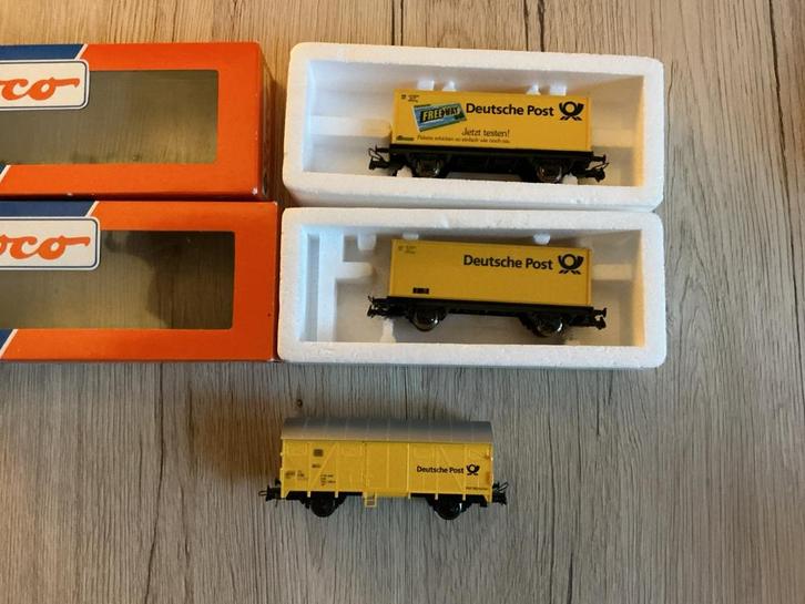 Roco Deutsche Post, Hobby en Vrije tijd, Modeltreinen | H0, Zo goed als nieuw, Wagon, Gelijkstroom, Roco, Ophalen of Verzenden