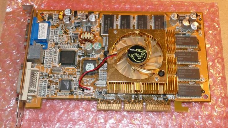 nVidia | Geforce4 4800 TI | 128MB DDR AGP 8x | Videokaart |, Computers en Software, Vintage Computers, Ophalen of Verzenden