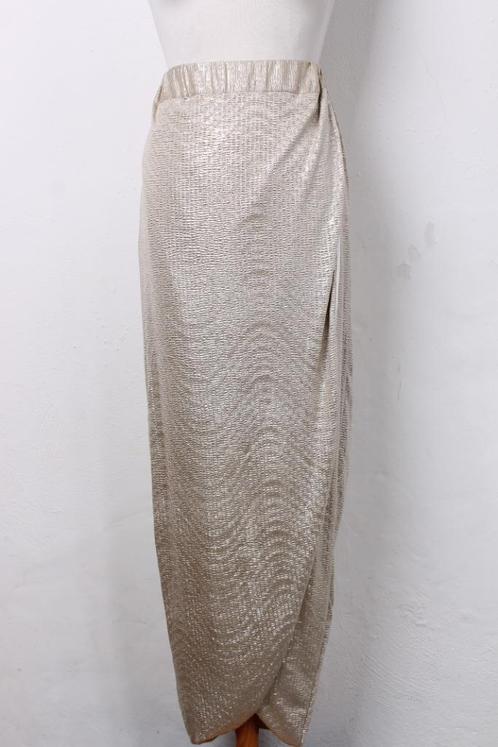 Gouden maxi rok van SUPERTRASH maat M, Kleding | Dames, Rokken, Nieuw, Maat 38/40 (M), Onder de knie, Verzenden