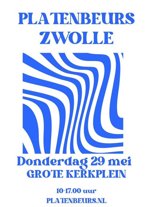 Platenbeurs Zwolle Hemelvaartsdag 29 mei, Cd's en Dvd's, Vinyl Singles, Zo goed als nieuw, Ophalen