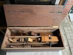 Houtschaven in kist, Antiek en Kunst, Ophalen of Verzenden