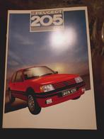 Peugeot 205 GTI 1.6 Folder / Brochure, Ophalen of Verzenden, Nieuw, Peugeot, Peugeot