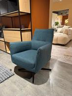 Matera Fauteuil – Lage Rug | Stof Lady Teal, Verzenden, Nieuw, 75 tot 100 cm, Stof