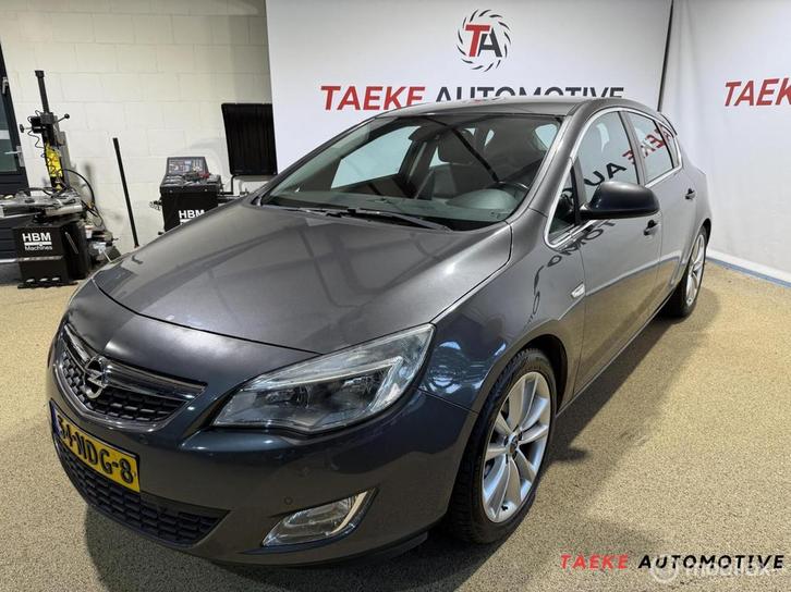 Opel Astra 1.6 Turbo Cosmo Automaat/Clima/Cruise/Leder/Cam, Auto's, Opel, Bedrijf, Astra, ABS, Achteruitrijcamera, Airbags, Airconditioning