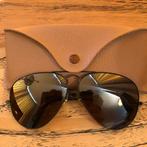 Vintage B&L Ray-Ban Black Aviator 62 zonnebril A8, Ray-Ban USA, Gebruikt, Zonnebril, Zwart