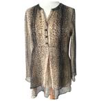 Linea Raffaelli blouse maat 40NL, Maat 38/40 (M), Bruin, Ophalen of Verzenden, Zo goed als nieuw