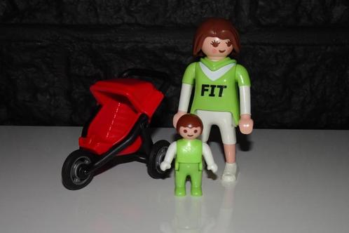 06 - Moeder met buggy 4697, Kinderen en Baby's, Speelgoed | Playmobil, Gebruikt, Ophalen of Verzenden