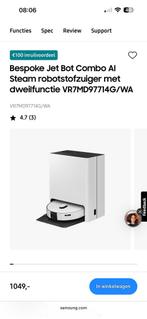 Samsung bespoke combo jet ai robot stofzuiger en dweil, Huis en Inrichting, Woonaccessoires | Prullenbakken, Kunststof, 40 liter of meer