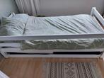 Bedbank eenpersoonsbed kinderbed met slaaplade logeerlade, Ophalen, 85 tot 100 cm, Gebruikt, Lattenbodem