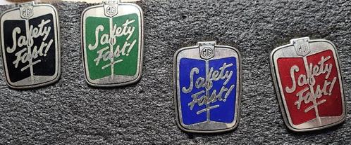 MG Safety Fast pin geëmailleerd, Verzamelen, Speldjes, Pins en Buttons, Zo goed als nieuw, Speldje of Pin, Transport, Verzenden
